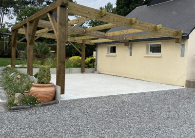 Les charpentes bainsoises réalisation de carport